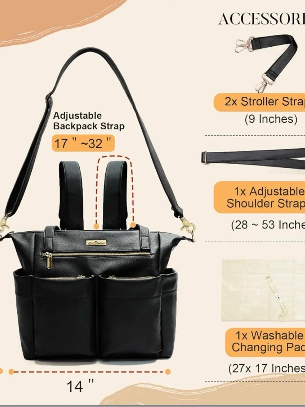 Miss Fong stylish black